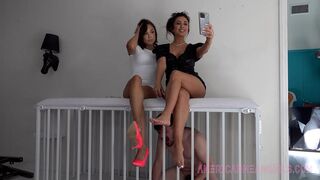 Lexi Chase Punishes Slave for Making Amber Angry!