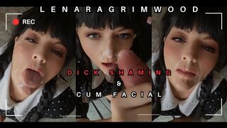 Lenara Grimwood Dick Shaming and Cum Facial
