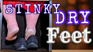 Stinky Feet Under Chair- Rubbing My Smelly Dry Feet