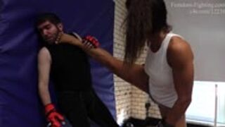 Bianca Blance in The MMA Beatdown Gym Bully