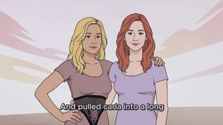 Carla accepts to be in chastity for an entire year to merry with Marina