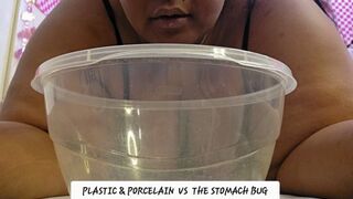 PLASTIC AND PORCELAIN VS THE STOMACH BUG