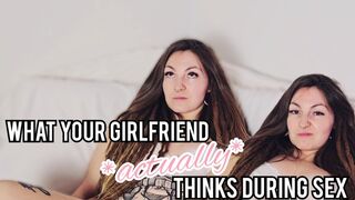 Cheating girlfriend's bored sex thoughts MP4