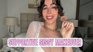 Supportive Sissy Makeover