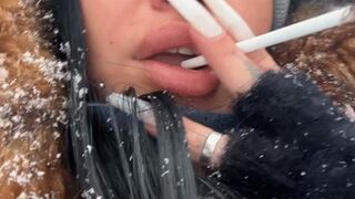 Bad weather and smoke