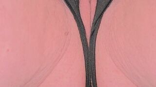 Crotchless & Hiked Up: Direct Upskirt View