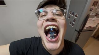 (Pov Shrunken) Giant man humiliates you and shrinks you