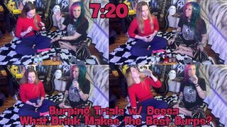 7:20:- Burping Trials with Dessa: What Drink Makes The Best Burps?! - Shaykeybonez - Queen of Avocados - Girls - Belch - Smoking -