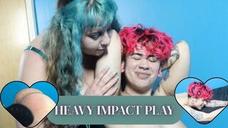 Goddess Kinx Impact Play: Breaking DizzyPuppy with Escalating Spanks and Toys