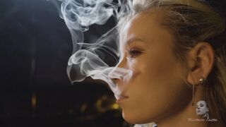 Brightly glowing cigarette FHD