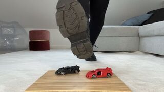 crushing cars