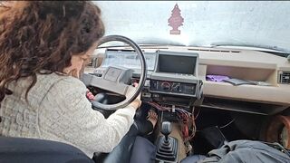Running Errands in my Renault 5 Rainy Day Part 2 HD