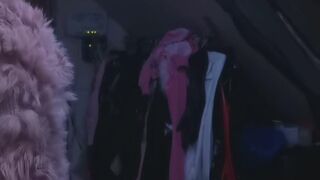 Slut mistress smoking a long cig