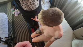 Alt Slut Has One Cock in Each Hand - Blowjob & Deepthroat