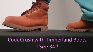 LittleShoes - Cock Crush Timberland Boots - Size 34 EU