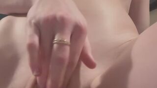 Stripping, masturbating, face riding POV