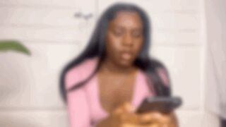 Phone Scrolling Sneezes with Tissue Nose Picking and Nose Blowing