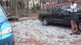 Custom Video: Horny Girl With Car Trouble 2 - m4v