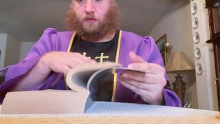 Vincent Lacroix as the frustrated priest