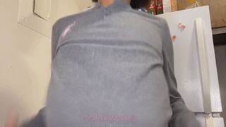 Mommy Rewards GoodBoi with Sloppy Messy Titty Worship Closeup n Dirty Talking n Throatfuck