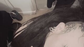 Watch femboy choking with this tasty BBC