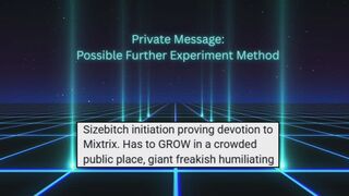 Possible Further Experimentation Method (audio only)