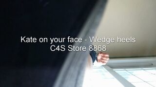 Kate on your face - Wedge heels