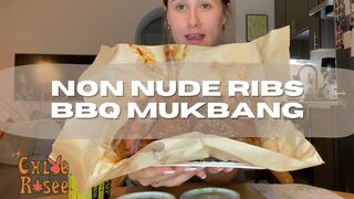 NON NUDE RIBS BBQ MUKBANG
