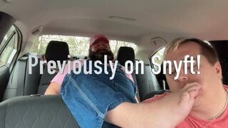 Snyft: Brisket's Feet Tickled in the Car Making Him Moan and Giggle