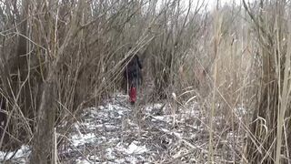 my leg got stuck under the ice