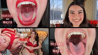 VORE DIGESTION WASTE COMPILATION - Vored, Swallowed Whole, Digested into Waste with Countess Wednesday - Giantess, Toilet Fetish, Shrinking Fetish, Bundle MP4 1080p