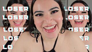 YOU’RE A LOSER 3 - Hardcore Humiliation with Humiliatrix Countess Wednesday - Laughing, Mind Fuck, Loser Porn MP4 1080p