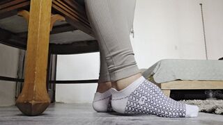Milah Highly Arched Feet show in sexy socks
