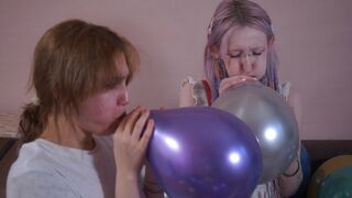 An intriguing DATE at a party with BALLOONS! (HD)