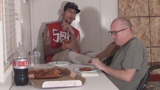 SKATER DUDE JEREMY - EATING DINNER WITH THE NERD