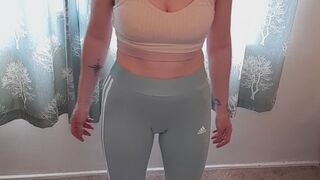 Giantess Lily Kink toy car crush of Ferrari vs 1990 Cougar XR7 in big chunky trainers sneakers and stomping the bits in a box Full Body view