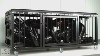 The rubber doll cage