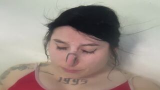 Underwater breathplay and bubbles