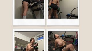 Voyeur Topless workout