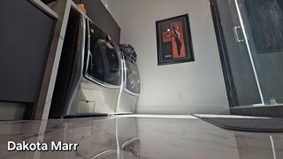 SFW Domestic Housekeeping Folding Laundry