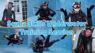Scuba Skills Underwater Training Session - MP4