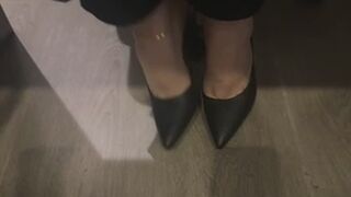 My feet during the work