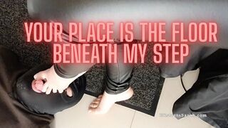 Door Attendant Protocol: Household Beta Degraded as Doormat - Heel Sucking & Face Smothering Under Toes