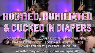 Hogtied, Humiliated & Cucked in Captivity by Ex-Wife (Featuring iWantMommySabrina & Teddy Dredd) [WMV]