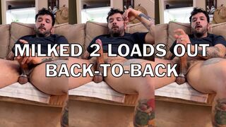 Went Live And Milked 2 Loads Back To Back (Uncut Gooning + Edging) 02182026