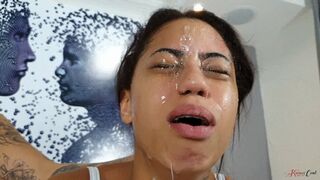 DIRTY BITCH FACE LICKING - SOAKED IN SPIT HUMILIATION - VICTORIA DIAS - CLIP 4 - KC PRODUCTIONS