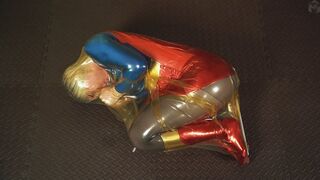 Supergirl Second Trial Latex Vacuum Cocoon Trap