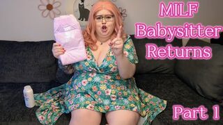 Diaper humiliation punishment JOI - Daisy, the BBW MILF next door returns to babysit (Part 1)