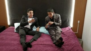 Young Business Men Dave & Julio Are Licking & Worshipping Their Gorgeous Feet From Each Other. The Scenario Also Includes Sensual Tickling & Nipple Play. Get Ready For A Very Kinky One!