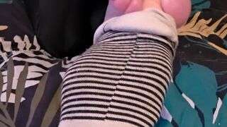 JOI feet closeup soft